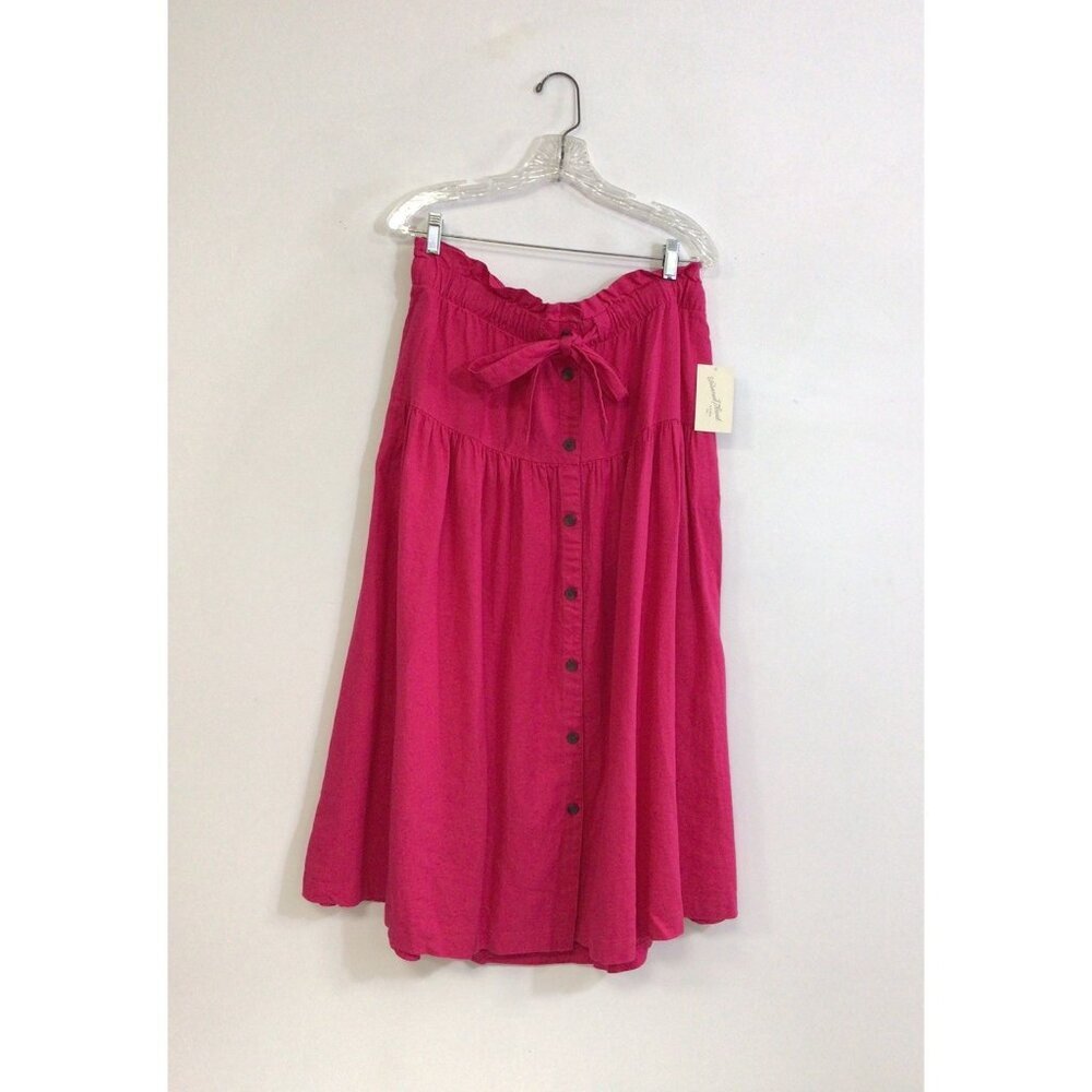 Universal Thread Pink Western Maxi Skirt Womens Large New